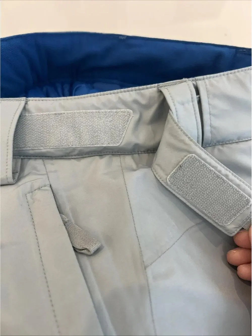 $169 Patagonia Powdertown Snow Pants Thermal Blue Size Large